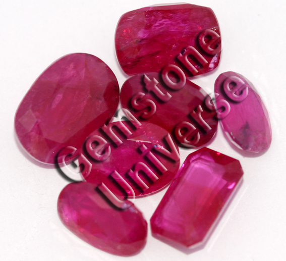 Unheated Ruby Lot from Tajikistan acquired by gemstoneuniverse.com