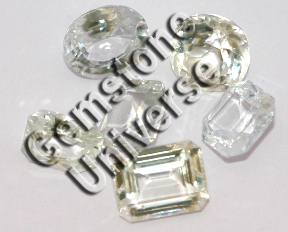 Natural White Sapphire lot that is natural, colourless, top quality white and most importantly unenhanced. Gemstoneuniverse.com