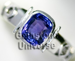 Natural Unheated Ceylon Blue Sapphire of 2.97 ct Gemstoneuniverse.com GU1009297 Collection No. 3005d