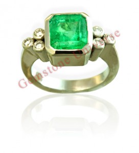 Natural Untreated Colombian Emerald of 1.89 Carats Gemstoneuniverse.com GU070510189EM