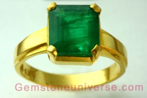 Natural Untreated Brazilian Emerald of 3.09 carats Gemstoneuniverse.com GU0110309EM