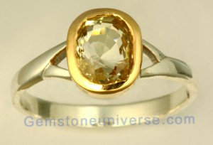 Natural Untreated Ceylon Yellowsapphire of 2.23 carats Gemstoneuniverse.com