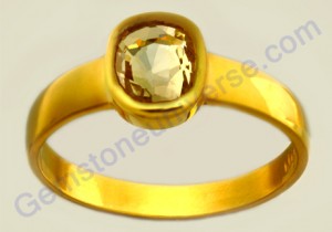 Natural Untreated Ceylon Yellow Saphire of 2.55 carats Gemstoneuniverse.com