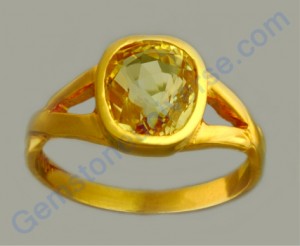 Natural Untreated Ceylon Yellow Saphire of 3.04 carats Gemstoneuniverse.com