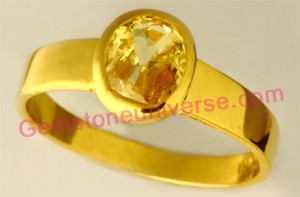 Natural Untreated Ceylon Yellowsapphire of 2.62 carats Gemstoneuniverse.com