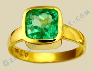 Natural untreated Colombian Emerald of 3.14 carats Gemstoneuniverse.com