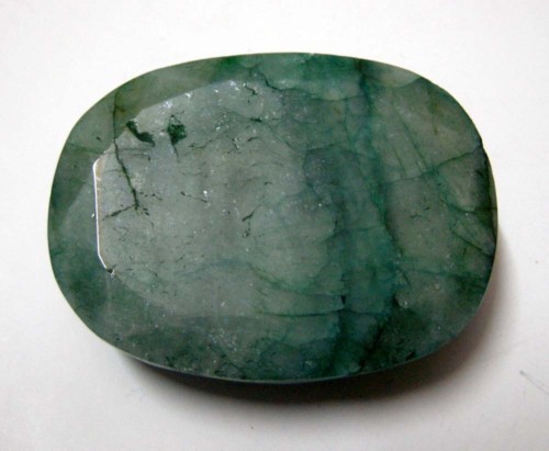 Non Gem Grade Beryl-Bogus Emerald treated with Joban Oil