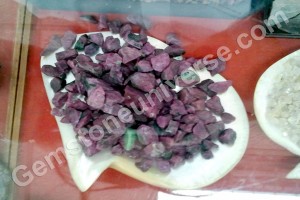 Ruby Rough from Mozambique