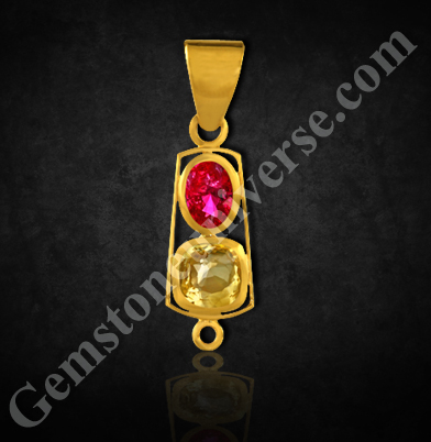 Vedic Astrology Gem Therapy Ruby Yellow Sapphire Talisman