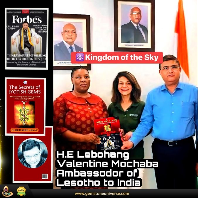 H.E. Mrs. Lebohang Valentine Mochaba- The Ambassador of Lesotho to India.