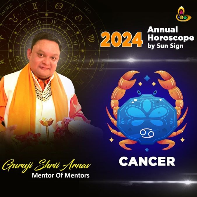 Annual Horoscopes 2024 for Cancer Sun Sign Kark Rashi 2024 Vedic